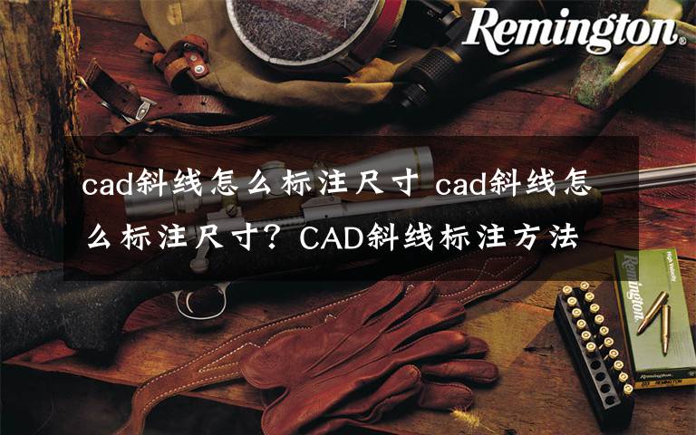 cad斜线怎么标注尺寸 cad斜线怎么标注尺寸？CAD斜线标注方法文章配图