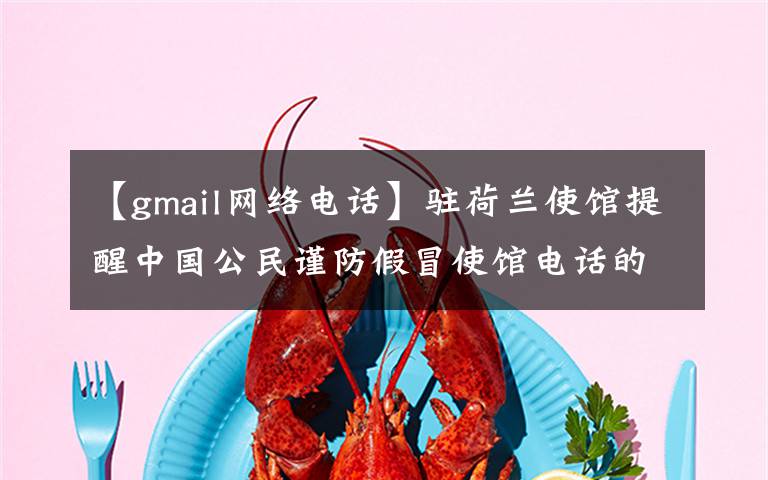 【gmail网络电话】驻荷兰使馆提醒中国公民谨防假冒使馆电话的电信诈骗