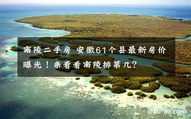 南陵二手房 安徽61个县最新房价曝光！来看看南陵排第几？