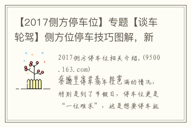 【2017侧方停车位】专题【谈车轮驾】侧方位停车技巧图解，新手也能轻松挤进路边停车位