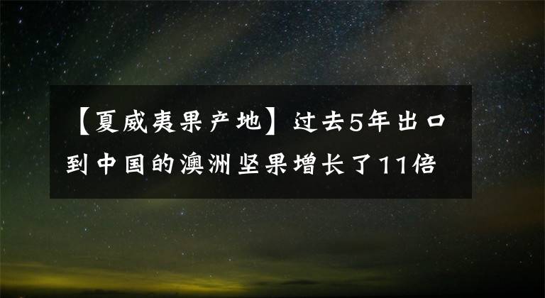 【夏威夷果产地】过去5年出口到中国的澳洲坚果增长了11倍 功劳该记给谁？