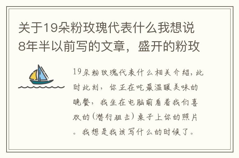 关于19朵粉玫瑰代表什么我想说8年半以前写的文章，盛开的粉玫瑰，记录下爱情的点点滴滴