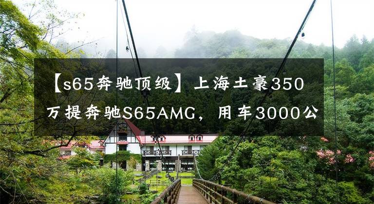 【s65奔驰顶级】上海土豪350万提奔驰S65AMG，用车3000公里有话说