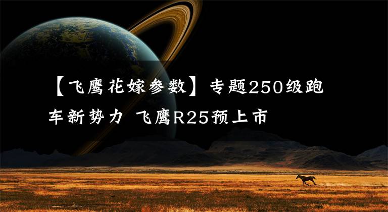 【飞鹰花嫁参数】专题250级跑车新势力 飞鹰R25预上市