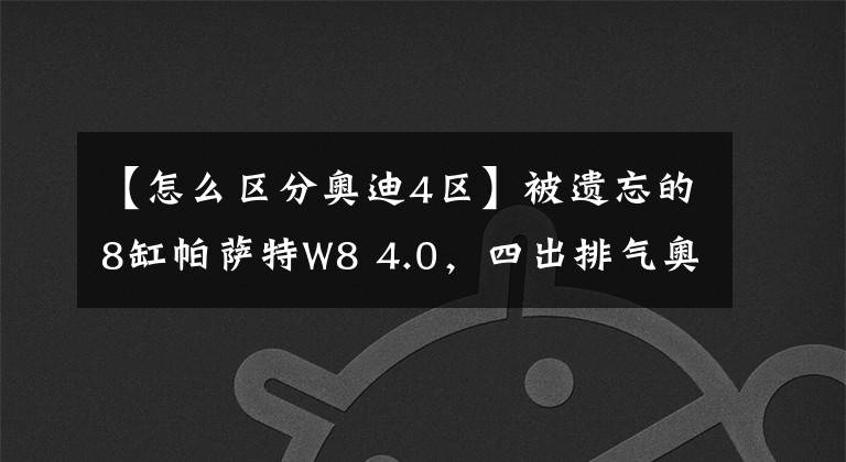 【怎么区分奥迪4区】被遗忘的8缸帕萨特W8 4.0，四出排气奥迪4驱，低调猛兽