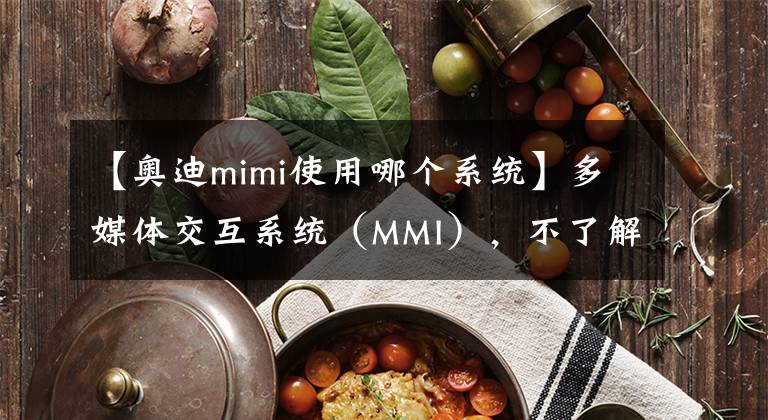 【奥迪mimi使用哪个系统】多媒体交互系统（MMI），不了解它就out了