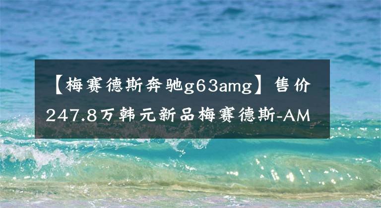 【梅赛德斯奔驰g63amg】售价247.8万韩元新品梅赛德斯-AMG  G  63上市