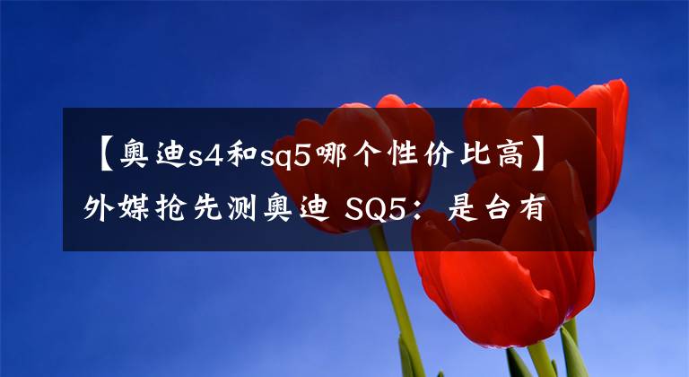 【奥迪s4和sq5哪个性价比高】外媒抢先测奥迪 SQ5：是台有撸点的快车，不过还得要考虑