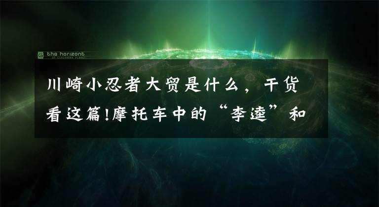 川崎小忍者大贸是什么，干货看这篇!摩托车中的“李逵”和“李鬼”你必须有数