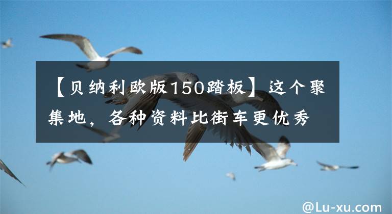 【贝纳利欧版150踏板】这个聚集地，各种资料比街车更优秀，价格只有13800元