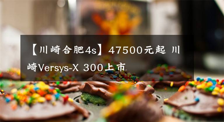 【川崎合肥4s】47500元起 川崎Versys-X 300上市