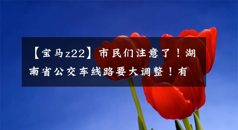 【宝马z22】市民们注意了！湖南省公交车线路要大调整！有意见就来这里提