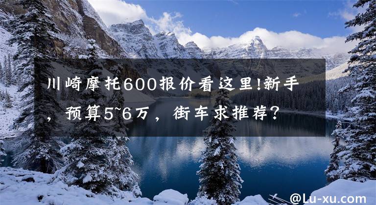 川崎摩托600报价看这里!新手，预算5~6万，街车求推荐？