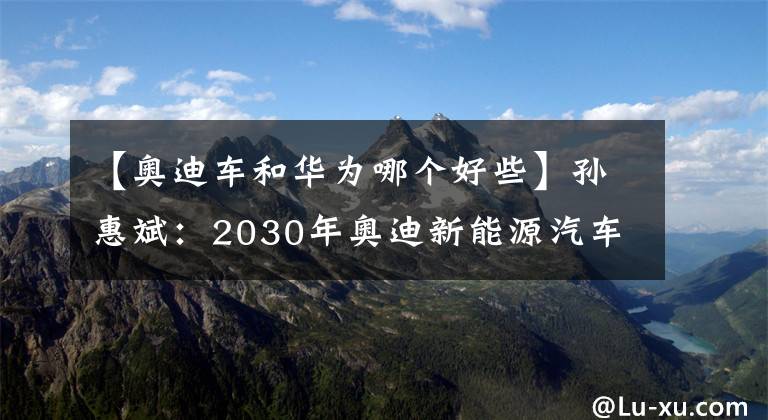 【奥迪车和华为哪个好些】孙惠斌：2030年奥迪新能源汽车占比40%，与华为是两个赛道