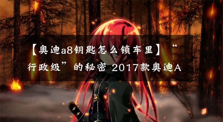 【奥迪a8钥匙怎么锁车里】“行政级”的秘密 2017款奥迪A8L日常实用性测试