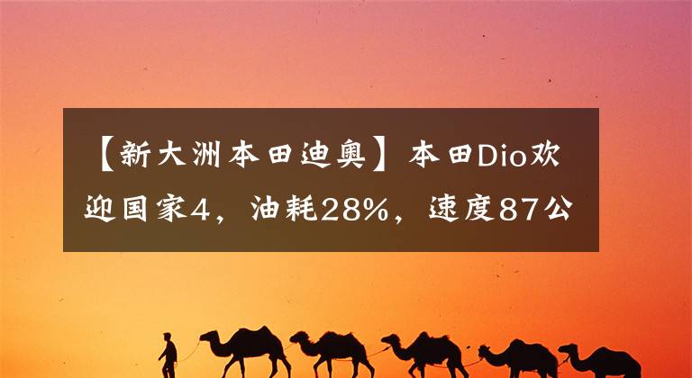 【新大洲本田迪奥】本田Dio欢迎国家4，油耗28%，速度87公里，价格7千多