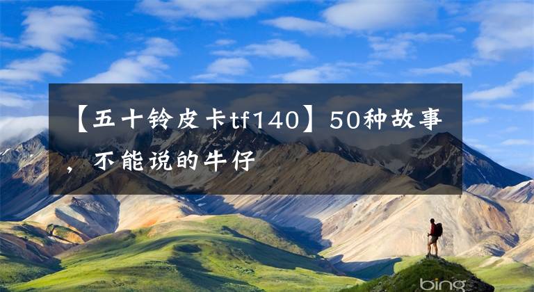 【五十铃皮卡tf140】50种故事，不能说的牛仔