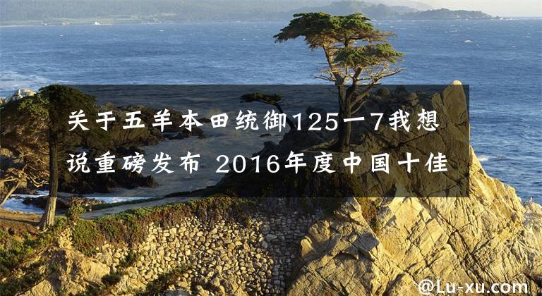 关于五羊本田统御125一7我想说重磅发布 2016年度中国十佳摩托车