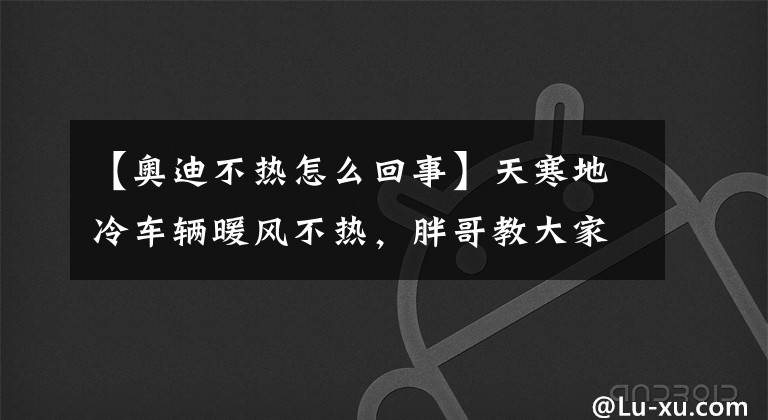 【奥迪不热怎么回事】天寒地冷车辆暖风不热，胖哥教大家怎么判断维修，二手车必懂知识