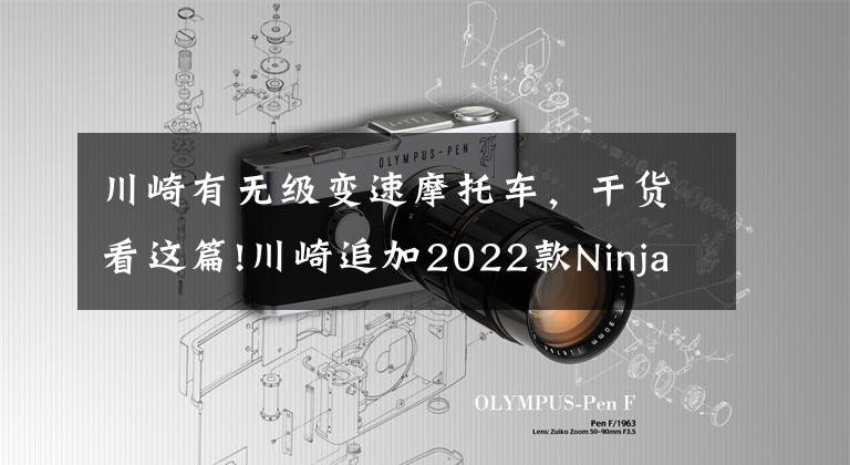 川崎有无级变速摩托车，干货看这篇!川崎追加2022款Ninja ZX-25R SE全新配色