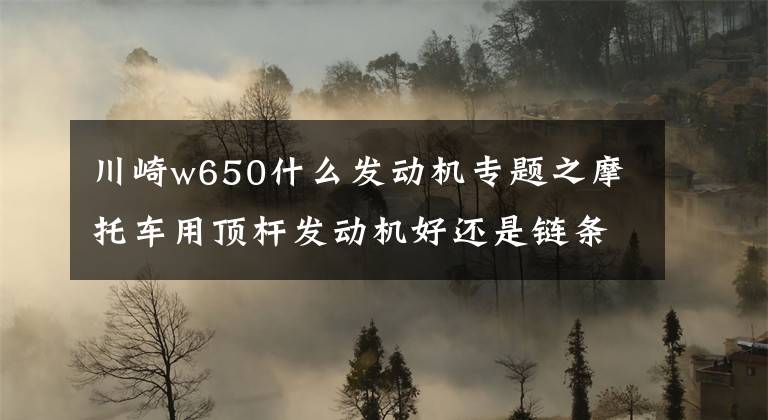 川崎w650什么发动机专题之摩托车用顶杆发动机好还是链条发动机好？看完就知道用那种了