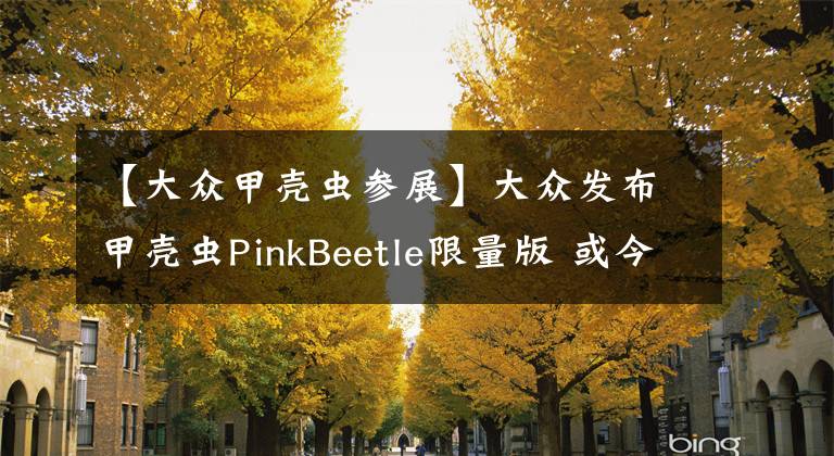 【大众甲壳虫参展】大众发布甲壳虫PinkBeetle限量版 或今秋上市