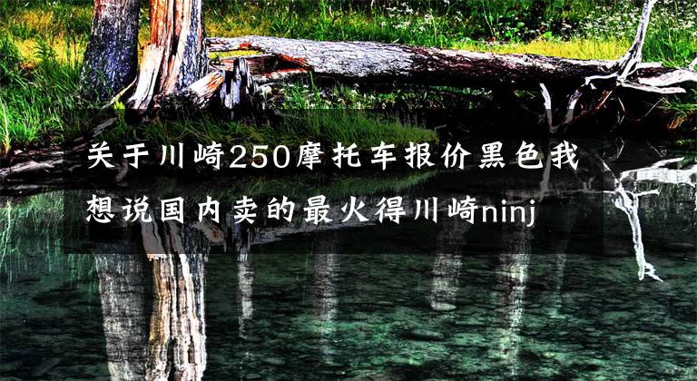 关于川崎250摩托车报价黑色我想说国内卖的最火得川崎ninja250摩托车，价格便宜，只要4.1万元！