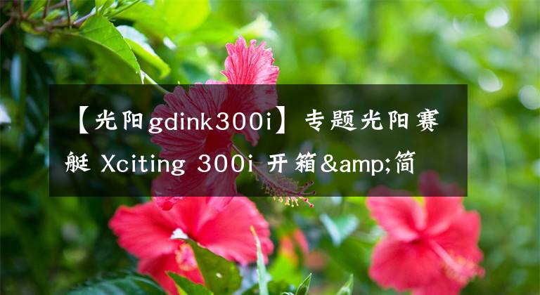 【光阳gdink300i】专题光阳赛艇 Xciting 300i 开箱&简单评测