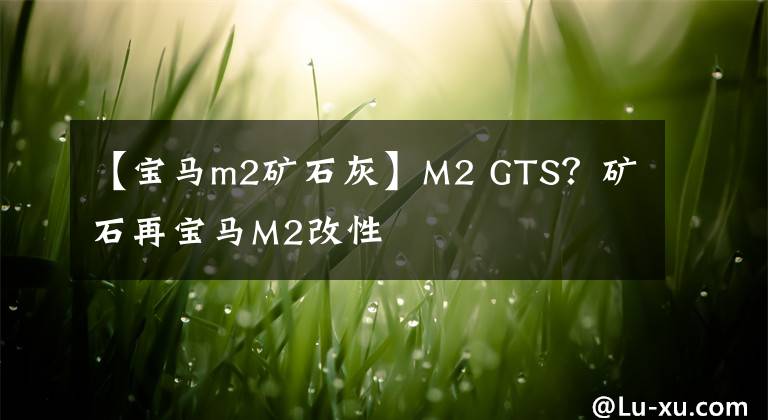 【宝马m2矿石灰】M2 GTS？矿石再宝马M2改性