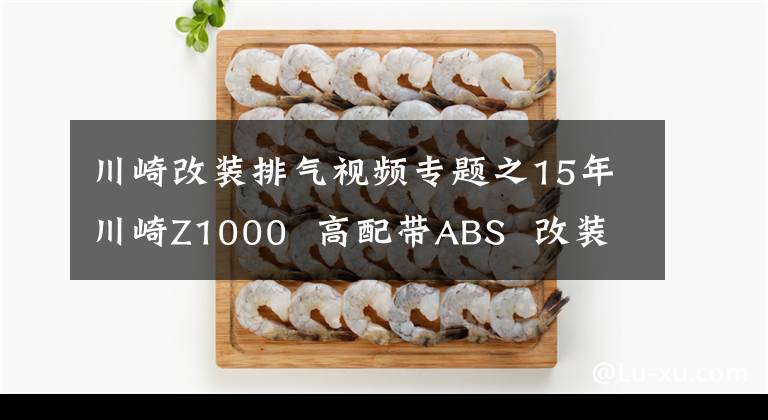 川崎改装排气视频专题之15年川崎Z1000  高配带ABS  改装全段天蝎排气！