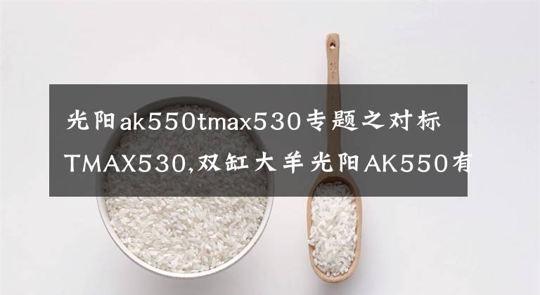 光阳ak550tmax530专题之对标TMAX530,双缸大羊光阳AK550有优势吗?