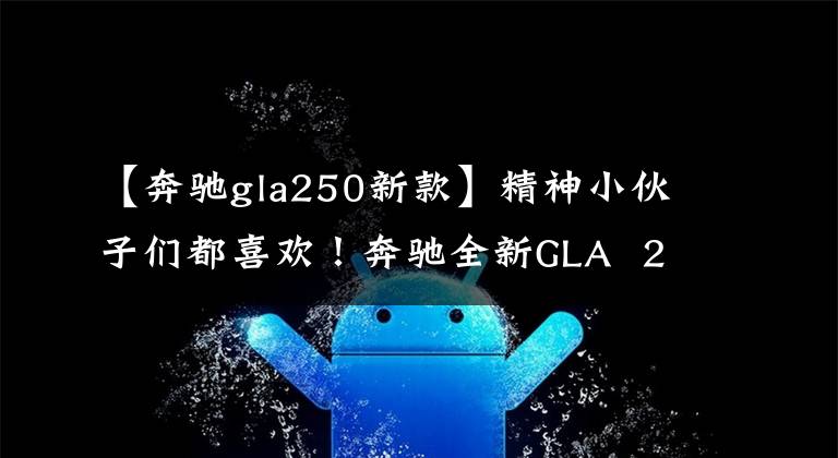 【奔驰gla250新款】精神小伙子们都喜欢！奔驰全新GLA  250翻拍，2.0T，AMG运动外观