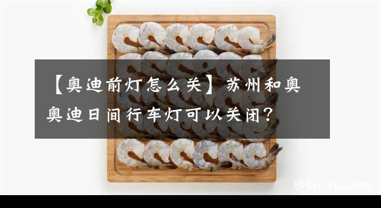 【奥迪前灯怎么关】苏州和奥奥迪日间行车灯可以关闭？