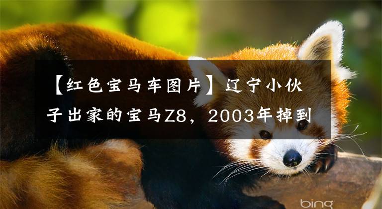 【红色宝马车图片】辽宁小伙子出家的宝马Z8，2003年掉到了200万土地上，现在绝版了