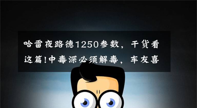 哈雷夜路德1250参数，干货看这篇!中毒深必须解毒，车友喜提哈雷夜路德，9.8万购入的二手准新车