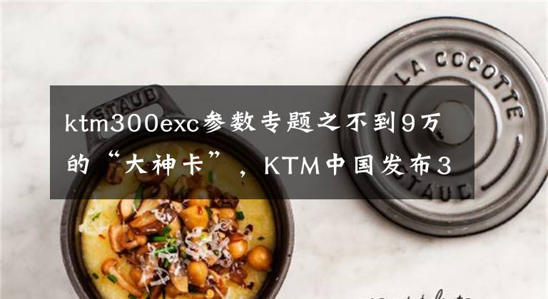 ktm300exc参数专题之不到9万的“大神卡”，KTM中国发布300/350超级耐力车