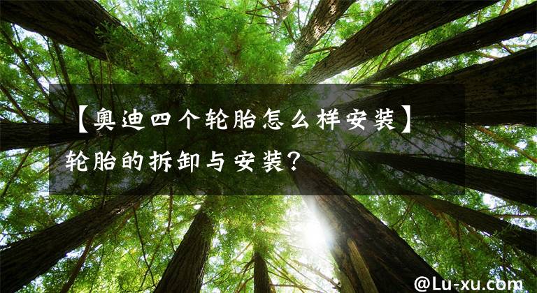 【奥迪四个轮胎怎么样安装】轮胎的拆卸与安装？