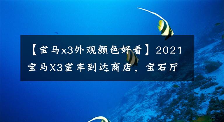 【宝马x3外观颜色好看】2021宝马X3室车到达商店，宝石厅得到称赞，油耗7.9L配备了4个驱动器。