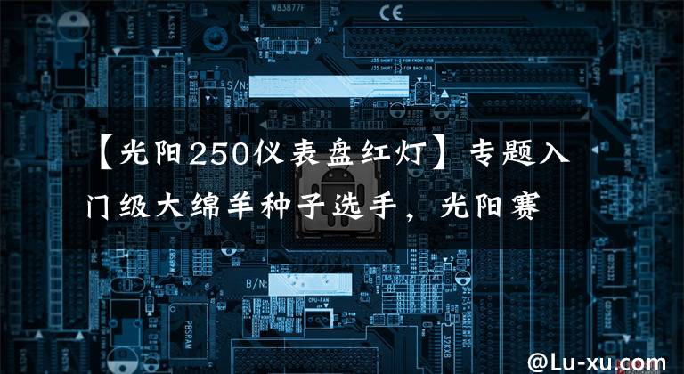 【光阳250仪表盘红灯】专题入门级大绵羊种子选手，光阳赛艇250ABS静态体验