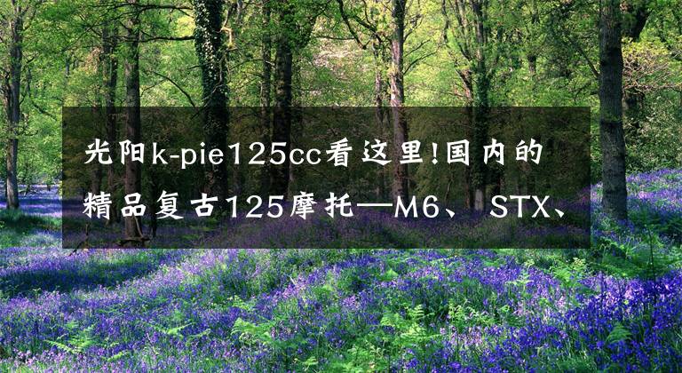 光阳k-pie125cc看这里!国内的精品复古125摩托—M6、 STX、K-PIE