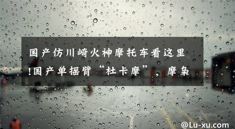 国产仿川崎火神摩托车看这里!国产单摇臂“杜卡摩”，摩枭500RR正式发布，起售价不到3万