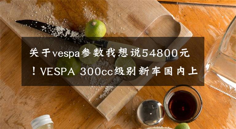 关于vespa参数我想说54800元！VESPA 300cc级别新车国内上市