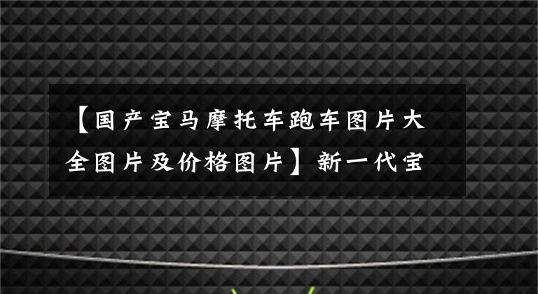 【国产宝马摩托车跑车图片大全图片及价格图片】新一代宝马S1000R国内上市价格为188900韩元