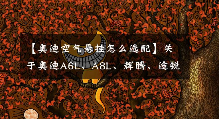 【奥迪空气悬挂怎么选配】关于奥迪A6L、A8L、辉腾、途锐空气悬挂匹配方法，值得收藏！