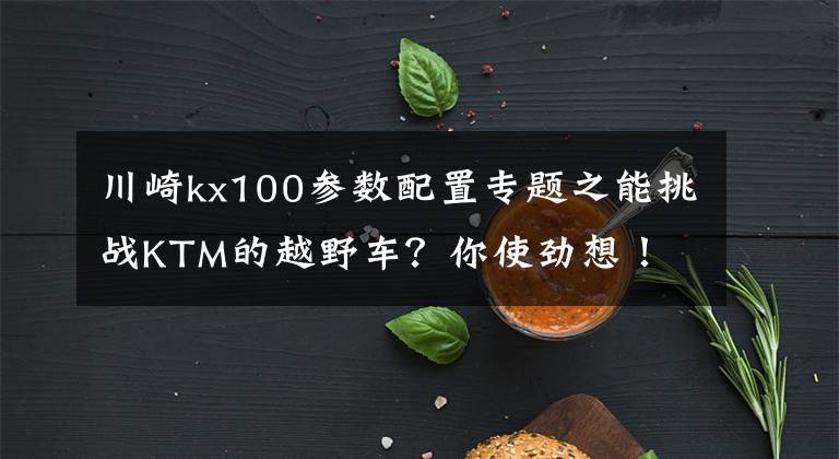 川崎kx100参数配置专题之能挑战KTM的越野车？你使劲想！