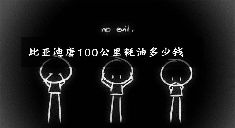 比亚迪唐100公里耗油多少钱