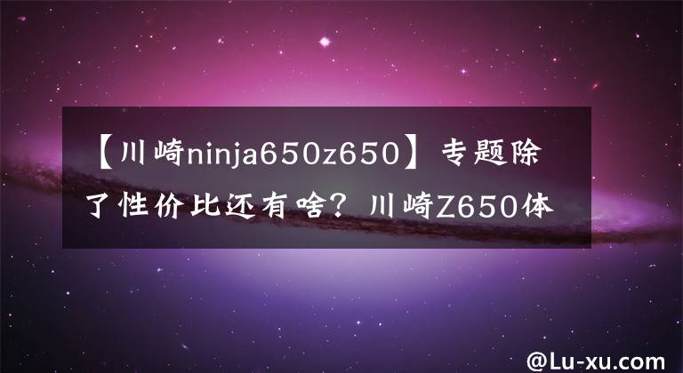 【川崎ninja650z650】专题除了性价比还有啥？川崎Z650体验报告——静态篇
