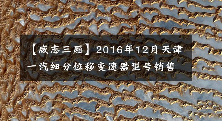 【威志三厢】2016年12月天津一汽细分位移变速器型号销售。