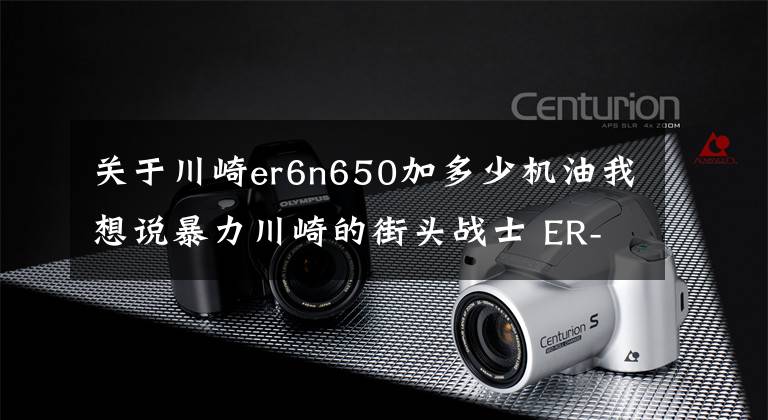 关于川崎er6n650加多少机油我想说暴力川崎的街头战士 ER-6N究极进化 图解你没见过的Z650