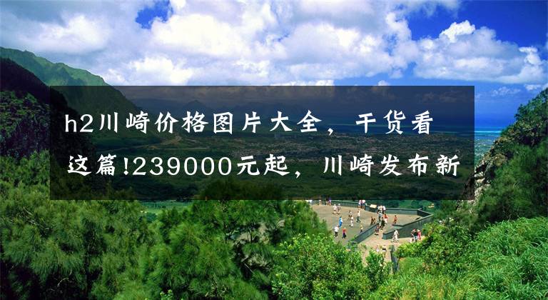 h2川崎价格图片大全，干货看这篇!239000元起，川崎发布新款ZH2、ZH2 SE